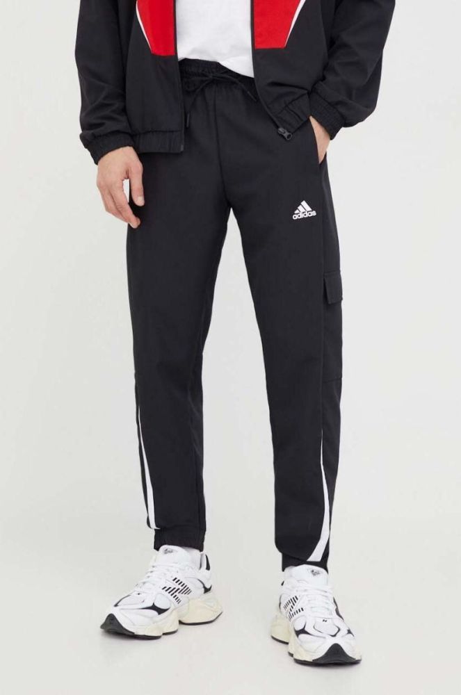 Спортивний костюм adidas чоловічий колір червоний фото 4