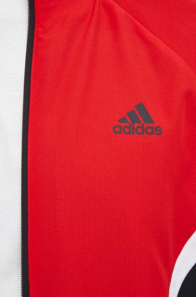 Спортивний костюм adidas чоловічий колір червоний фото 6