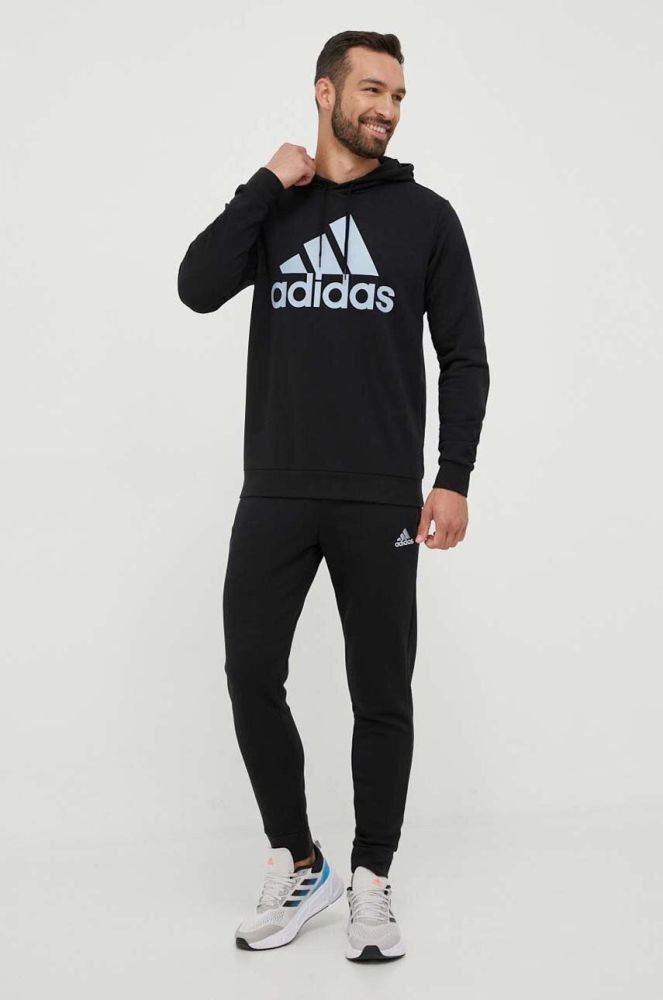 Спортивний костюм adidas чоловічий колір чорний (3342047)