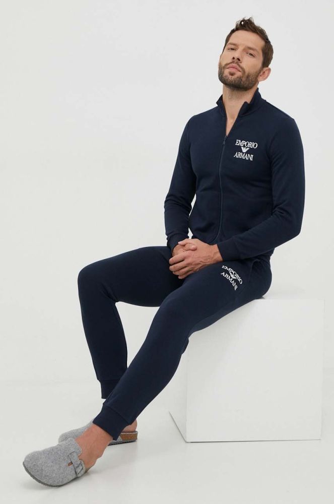 Спортивний костюм Emporio Armani Underwear чоловічий колір синій (3354042)