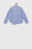 Дитяча бавовняна сорочка Guess колір блакитний (3329900)