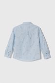 Дитяча бавовняна сорочка Tommy Hilfiger колір блакитний (3462032)