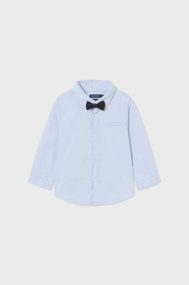 Бавовняна сорочка для немовля Mayoral колір блакитний (3429142)