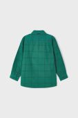 Дитяча бавовняна сорочка Mayoral колір зелений (3500357)