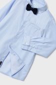 Дитяча бавовняна сорочка Mayoral колір блакитний (3422070)