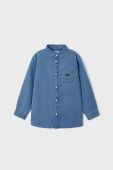 Дитяча бавовняна сорочка Mayoral колір блакитний (3419995)