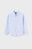 Дитяча бавовняна сорочка Mayoral колір блакитний (3420024)