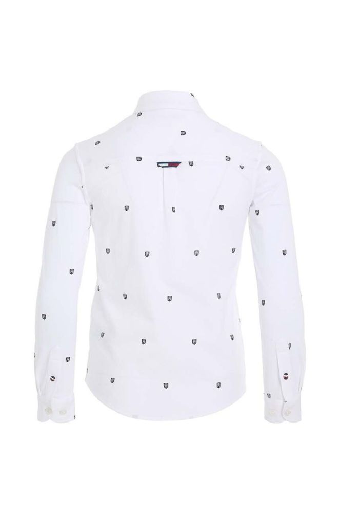 Дитяча бавовняна сорочка Tommy Hilfiger колір білий (3574515) фото 2
