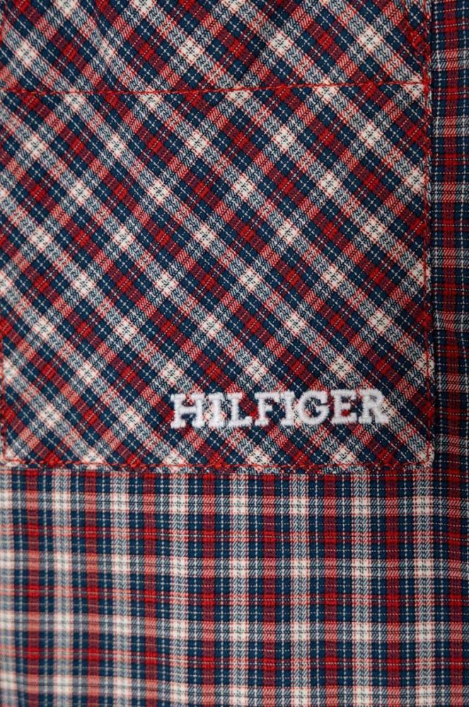 Дитяча сорочка Tommy Hilfiger колір бордовий (3527921) фото 3