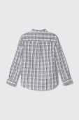 Дитяча бавовняна сорочка United Colors of Benetton колір блакитний (3473754)
