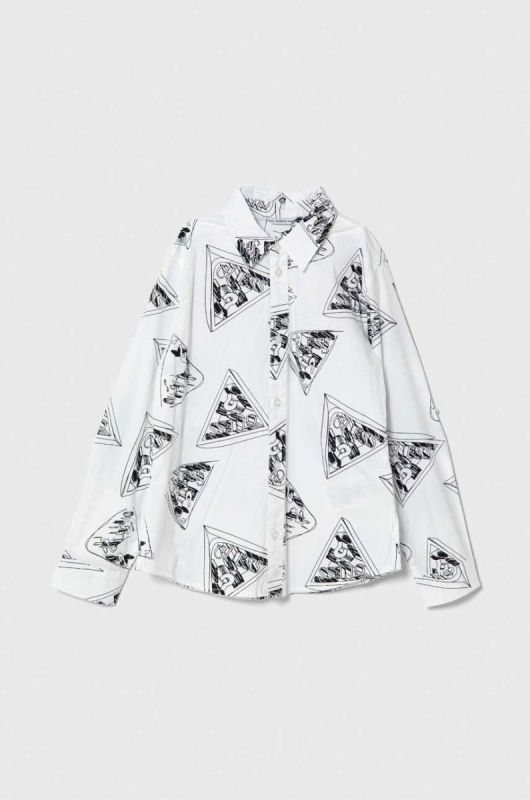 Дитяча сорочка Guess колір білий (3585512)