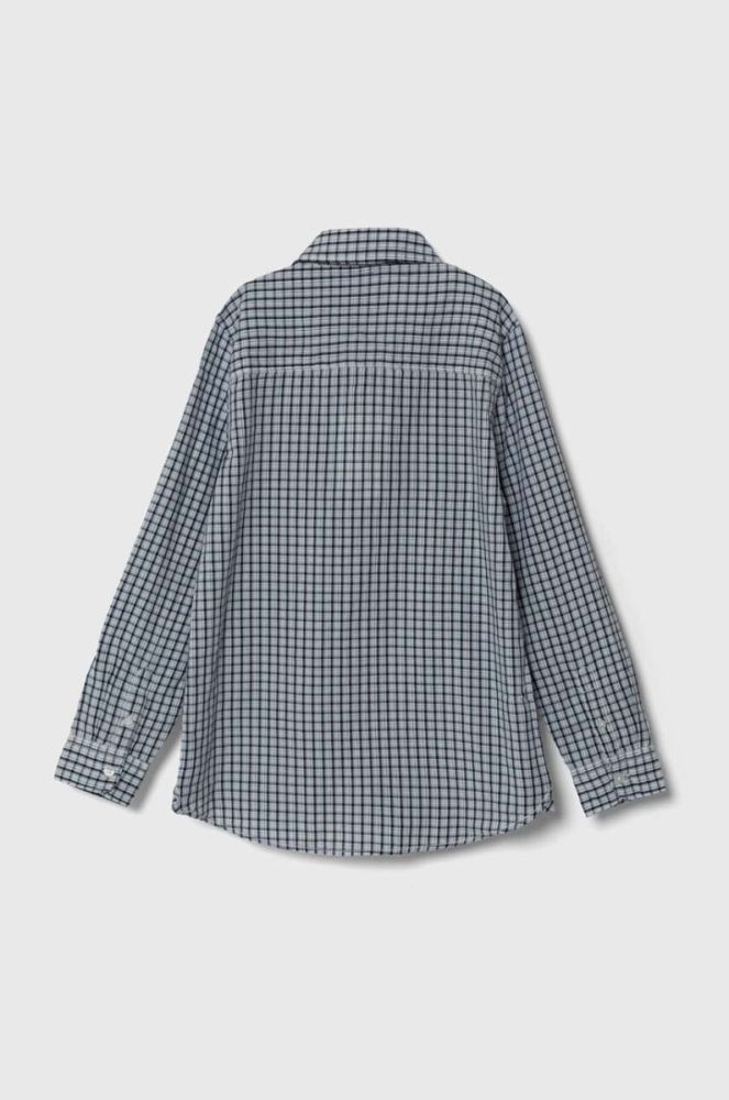 Дитяча бавовняна сорочка Pepe Jeans колір блакитний (3489405) фото 2