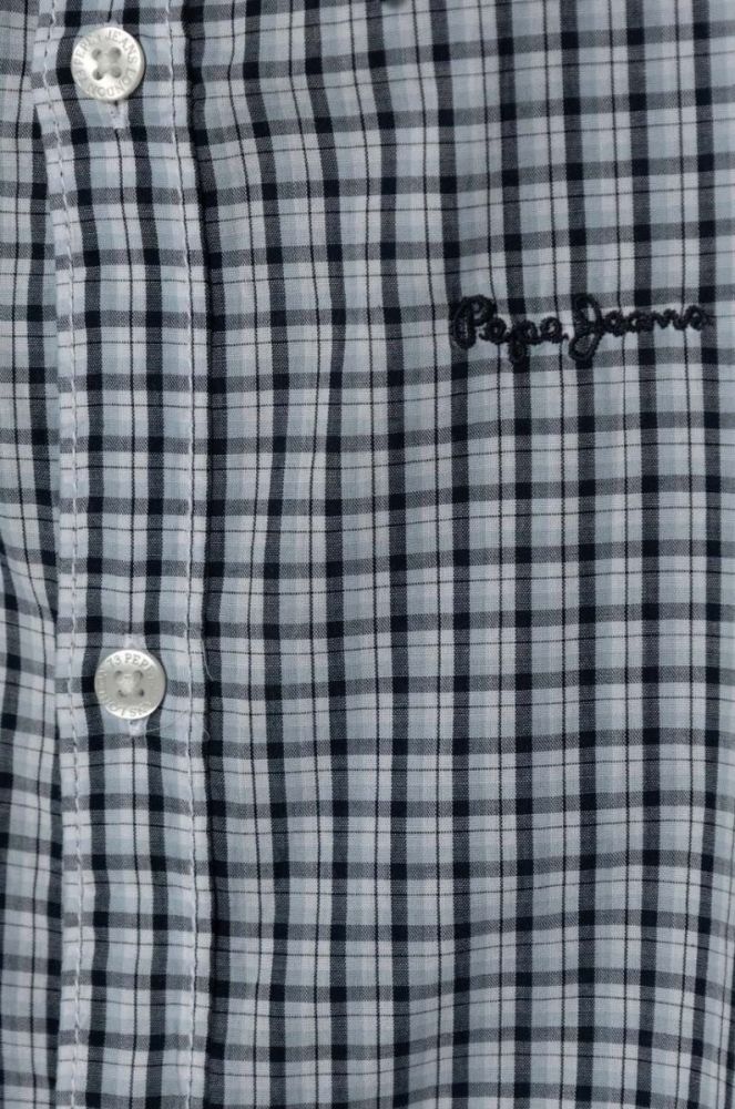 Дитяча бавовняна сорочка Pepe Jeans колір блакитний (3489405) фото 3