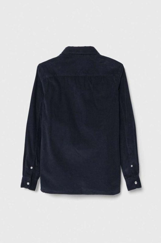 Вельветова сорочка Pepe Jeans колір синій фото 2