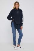 Бавовняна сорочка Tommy Hilfiger жіноча колір синій relaxed класичний комір (3338210)