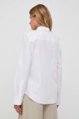 Бавовняна сорочка Tommy Hilfiger жіноча колір білий relaxed класичний комір (3369393)