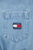 Джинсова сорочка Tommy Jeans жіноча regular класичний комір колір блакитний (3365992)