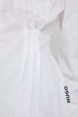 Сорочка HUGO жіноча колір білий relaxed класичний комір