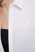 Сорочка HUGO жіноча колір білий regular класичний комір (3288044)