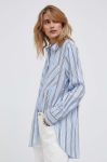 Сорочка Dkny жіноча regular класичний комір колір блакитний (3309941)