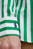 Бавовняна сорочка Polo Ralph Lauren жіноча колір зелений relaxed класичний комір