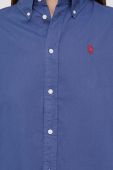 Бавовняна сорочка Polo Ralph Lauren жіноча колір синій relaxed класичний комір (3389090)
