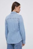 Джинсова сорочка Pepe Jeans жіноча regular класичний комір колір блакитний (3466186)