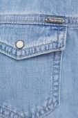 Джинсова сорочка Pepe Jeans жіноча regular класичний комір колір блакитний (3466186)