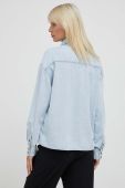 Джинсова блузка Pepe Jeans жіноча колір блакитний