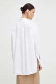 Бавовняна сорочка By Malene Birger жіноча колір білий relaxed класичний комір