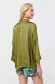 Сорочка MAX&Co. жіноча колір зелений relaxed класичний комір