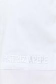 Сорочка Patrizia Pepe жіноча колір білий regular класичний комір (3477210)