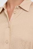 Сорочка Twinset жіноча колір бежевий regular класичний комір