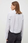 Бавовняна сорочка Herskind жіноча колір білий relaxed класичний комір (3592827)