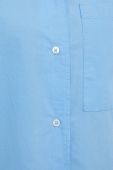 Бавовняна сорочка Marc O'Polo жіноча relaxed класичний комір колір блакитний (3470536)