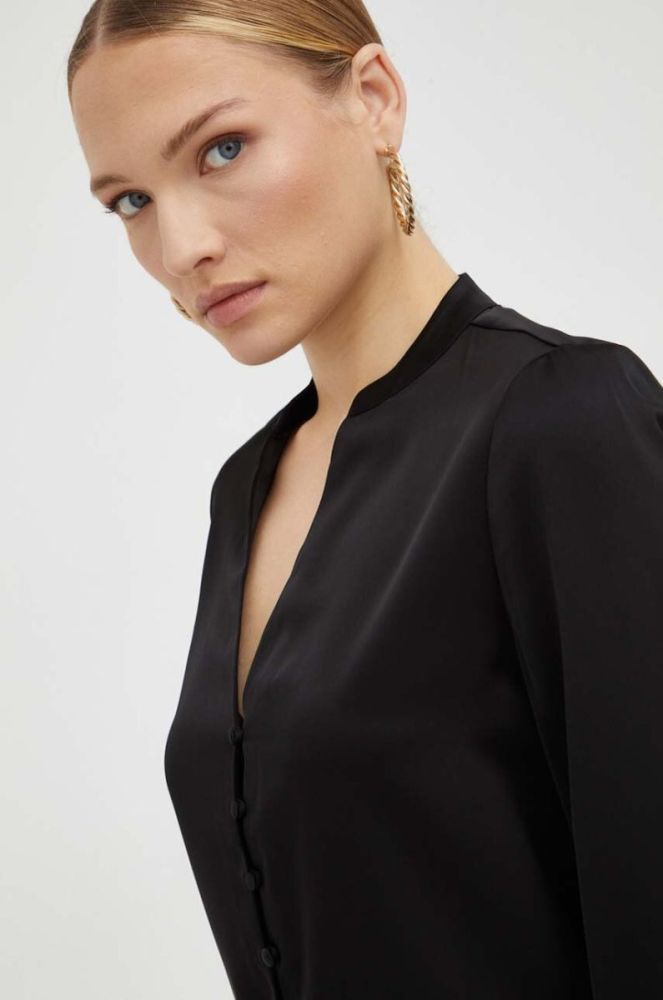 Сорочка Guess жіноча колір чорний regular (3503854) фото 4