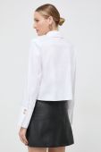 Сорочка Notes du Nord жіноча колір білий regular класичний комір