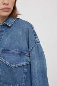 Джинсова сорочка Pepe Jeans Audrey жіноча relaxed класичний комір колір блакитний