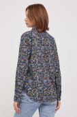 Бавовняна сорочка Pepe Jeans жіноча regular класичний комір колір барвистий (3588236)