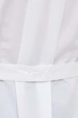 Бавовняна сорочка Sisley жіноча колір білий relaxed класичний комір