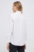Бавовняна сорочка Sisley жіноча колір білий regular класичний комір