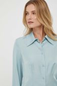 Сорочка Sisley жіноча regular класичний комір колір блакитний (3678634)