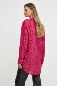 Сорочка Pinko жіноча колір рожевий relaxed класичний комір