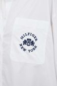 Бавовняна сорочка Tommy Hilfiger жіноча колір білий relaxed класичний комір (3571218)