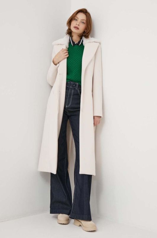 Сорочка Tommy Hilfiger жіноча колір синій relaxed класичний комір (3597701) фото 2