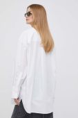 Бавовняна сорочка Tommy Hilfiger жіноча колір білий relaxed класичний комір (3477246)