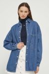 Джинсова сорочка Tommy Jeans жіноча relaxed класичний комір колір блакитний (3434068)