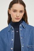 Джинсова сорочка Tommy Jeans жіноча relaxed класичний комір колір блакитний (3434068)