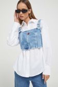Джинсовий топ Tommy Jeans колір блакитний (3510208)