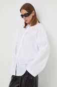 Бавовняна сорочка Tiger Of Sweden жіноча колір білий relaxed класичний комір